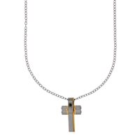 Necklace Vag Man in Steel Zircone 3702500022 - 3702500022